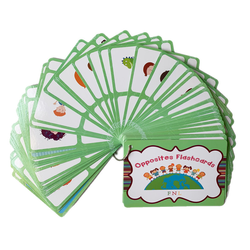 Kids Toys Young - The 100 Groups Opposites Flashcards English