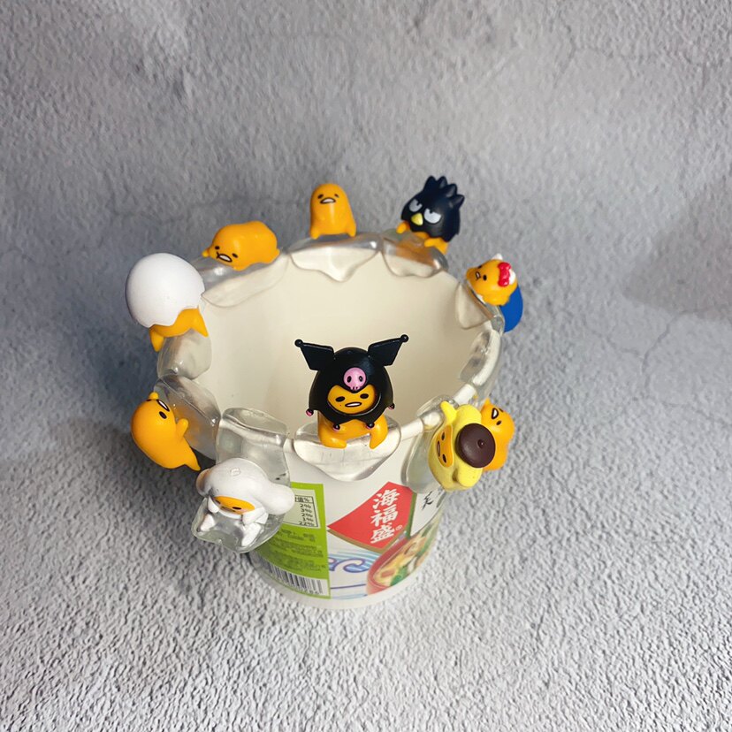 Kids Toys Animal - Sanrio Gudetama Cup Edge Mini Figure