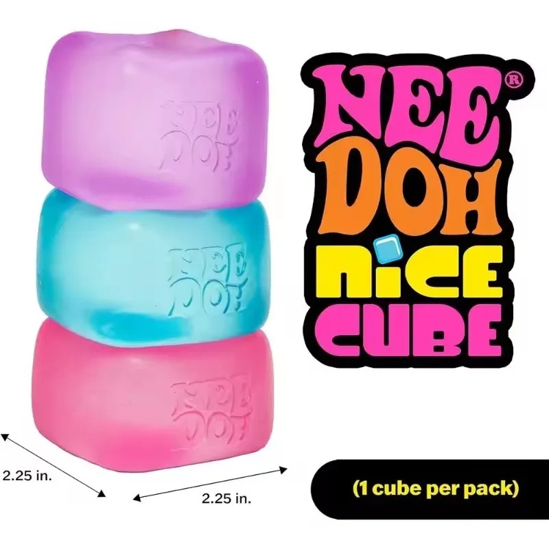 Kids Toys Young - Soft Squish Schylling NeeDoh Ice Block