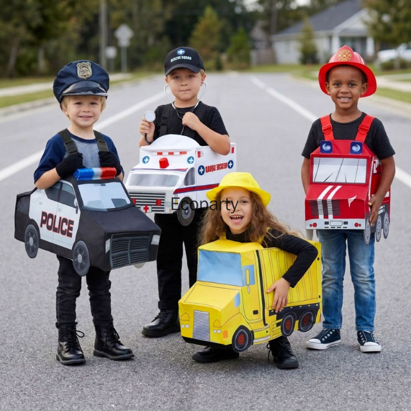 Kids Toys Young - Kids Funny Fire Engine Ambulance Costume