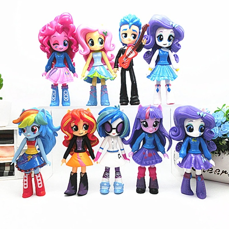 Kids Toys Png - 9pcs/set Anime My Little Pony Q