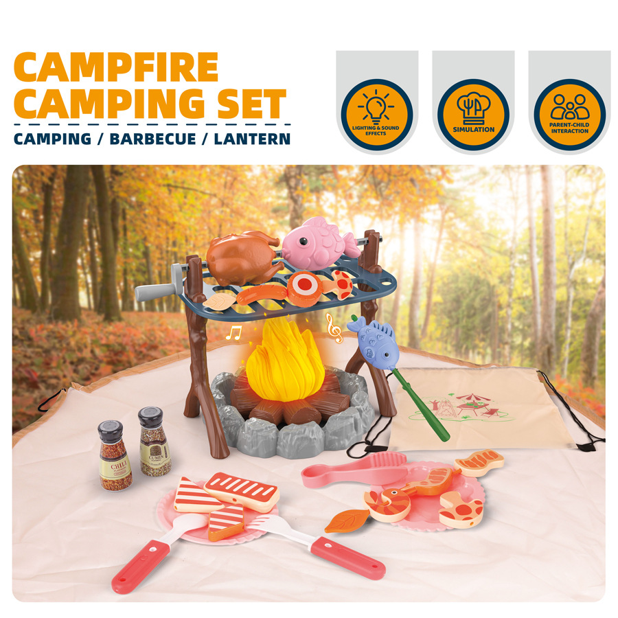 Kids Toys House - Kids Camping Tent Set Baby Playground