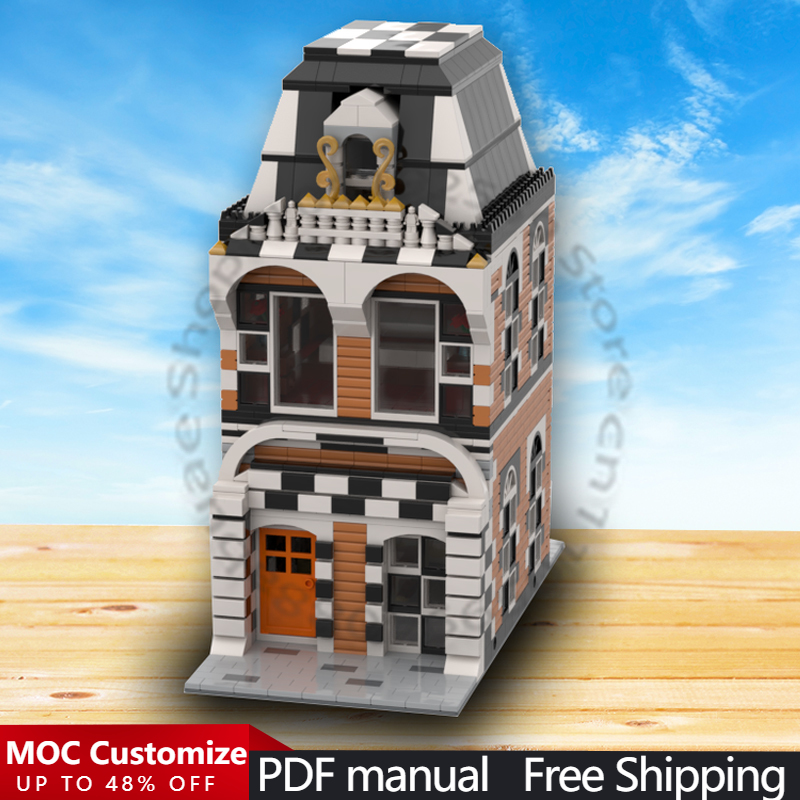 Kids Toys House - 1802 PCS Building Brick Modular Chess
