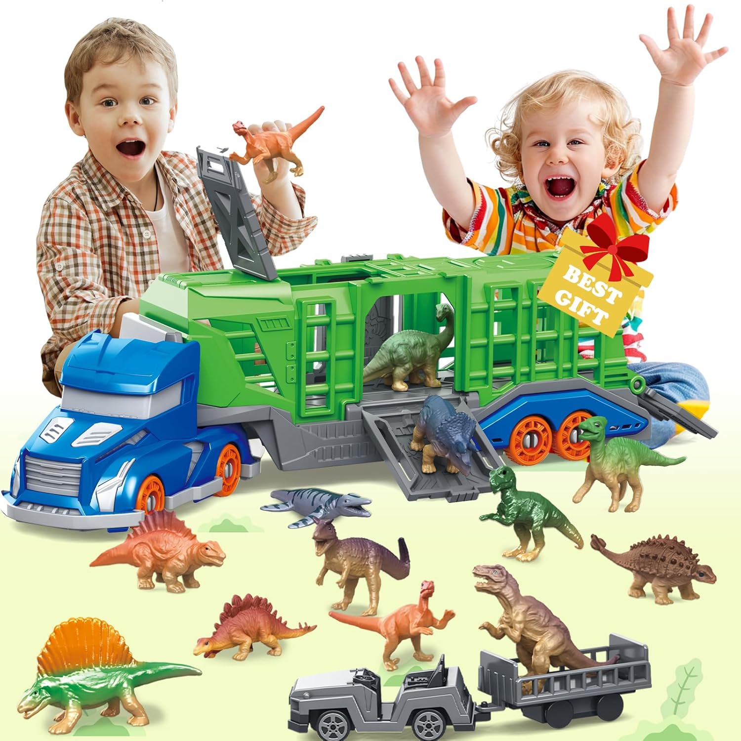 Dinosaur Animal Transport Vehi - Sandbox Play Set recension och pris