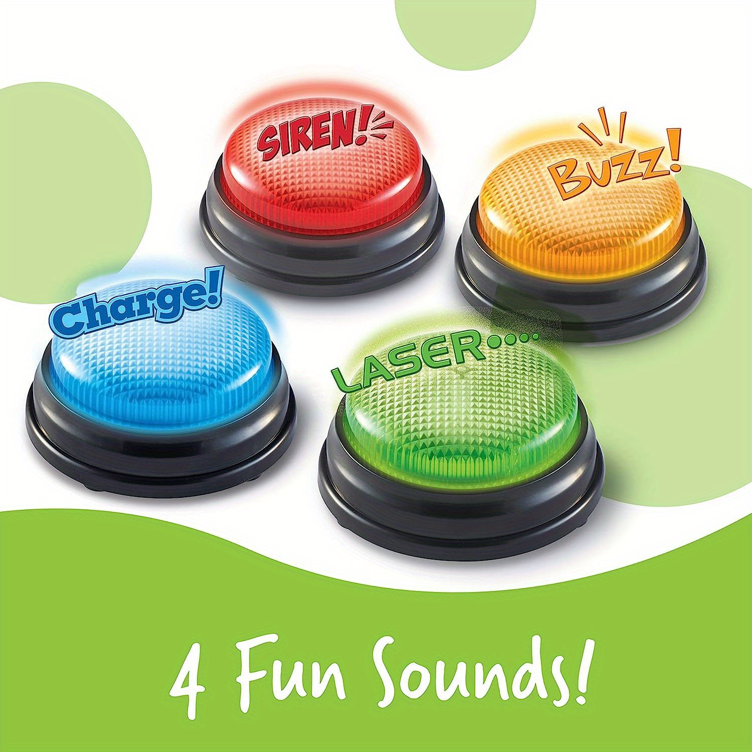 4pcs Lights and Sounds Buzzers - Kids Toys Return Gift recension och pris
