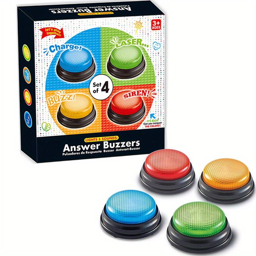 4pcs Lights and Sounds Buzzers - Kids Toys Return Gift recension och pris