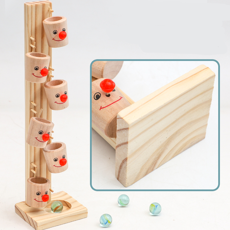Montessori Clown Pattern Block - Marble Run Set recension och pris