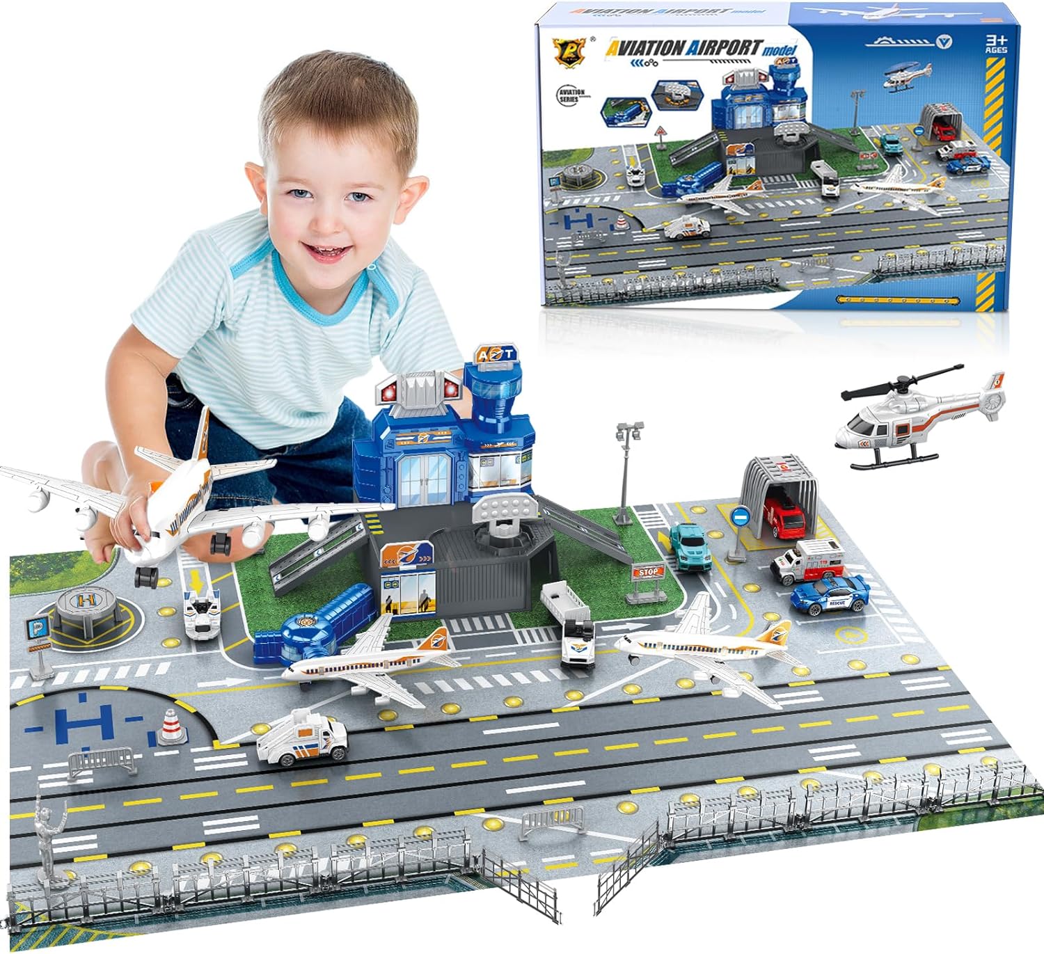 Children's Airport Scene Toy S - Sandbox Play Set recension och pris
