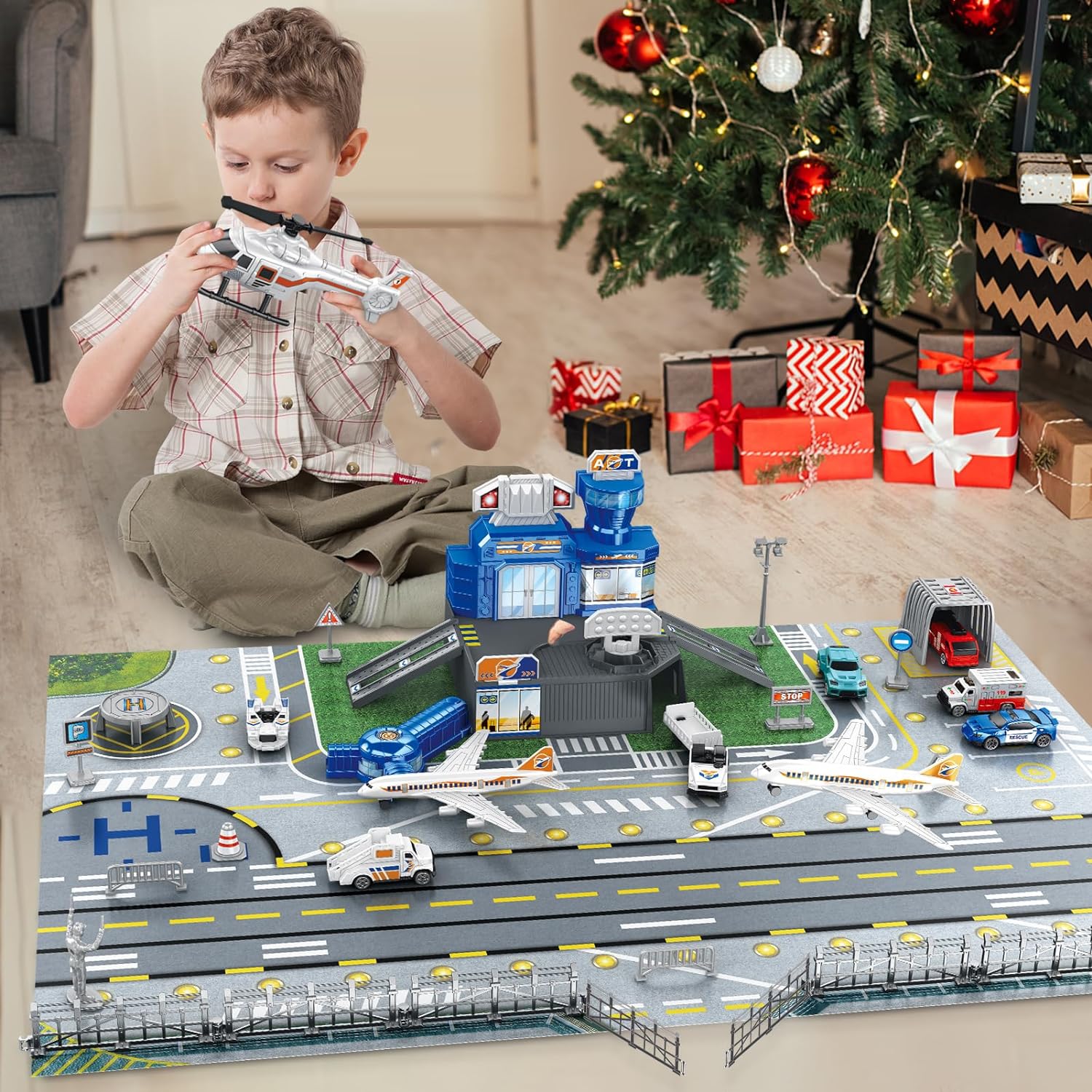Children's Airport Scene Toy S - Sandbox Play Set recension och pris