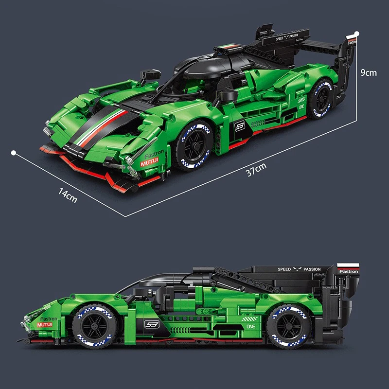 Dual-Style Green Racing Car Dr - Kids Toys Unique recension och pris