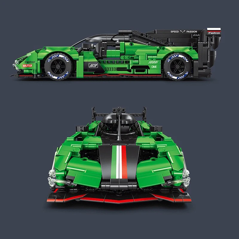 Dual-Style Green Racing Car Dr - Kids Toys Unique recension och pris