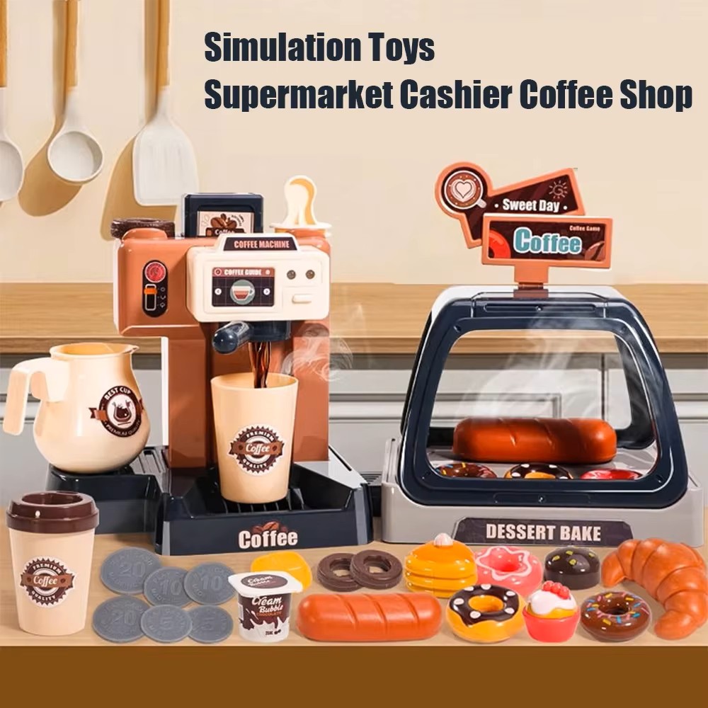 3 In 1 Coffee Machine Toy Set  - Toy Cash Register recension och pris