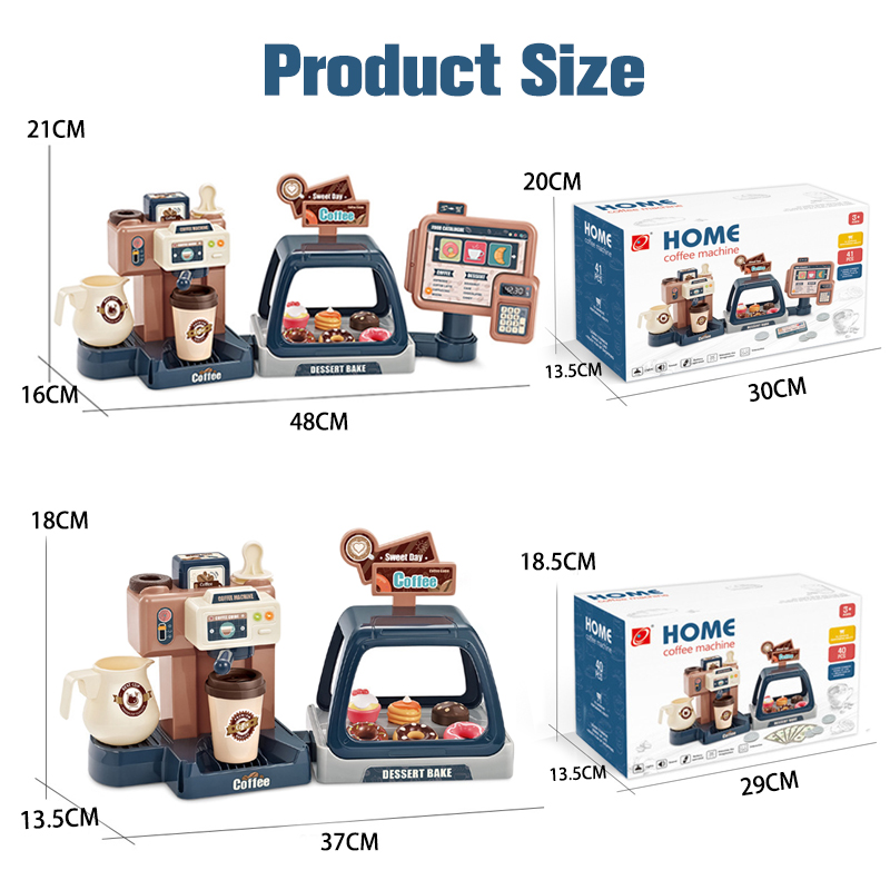 3 In 1 Coffee Machine Toy Set  - Toy Cash Register recension och pris
