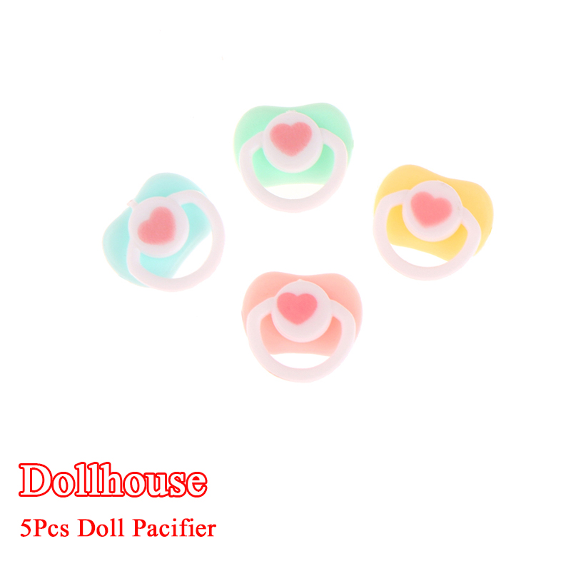 5Pcs Lovely Mini Doll Pacifier - Kids Toys House recension och pris