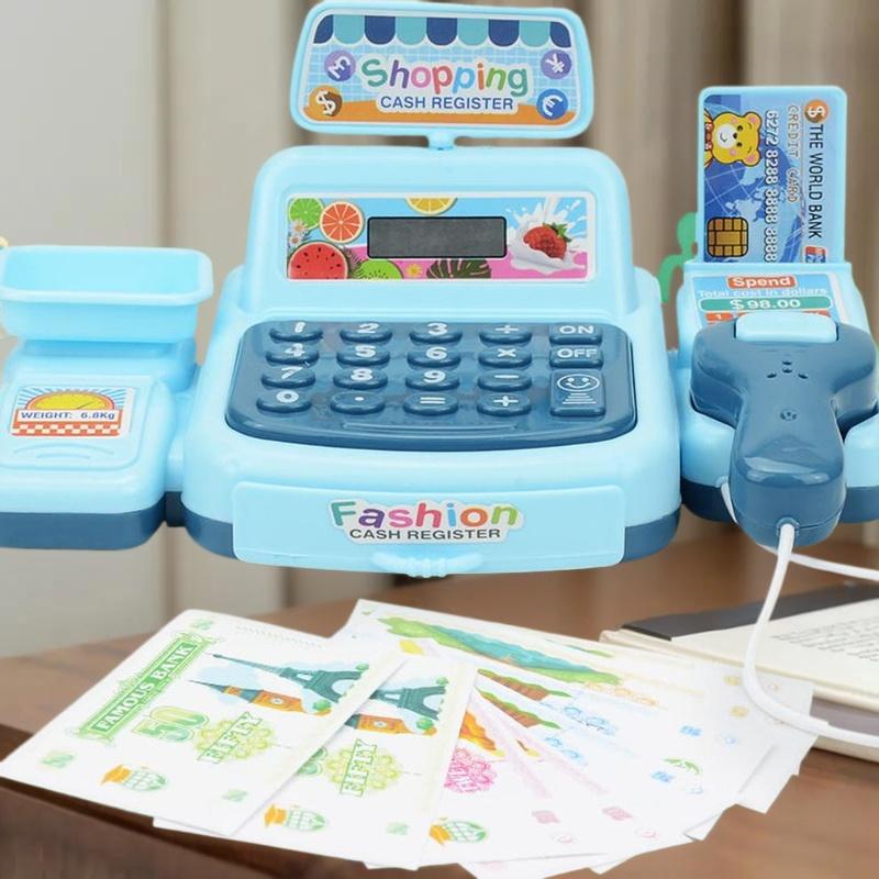 1Set Supermarket Cashier Elect - Toy Cash Register recension och pris