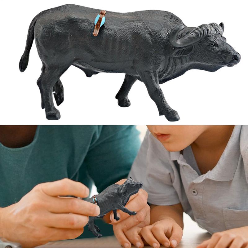 Cattle Farm Toy Bull Statue Fi - Kids Toys Exhibition recension och pris
