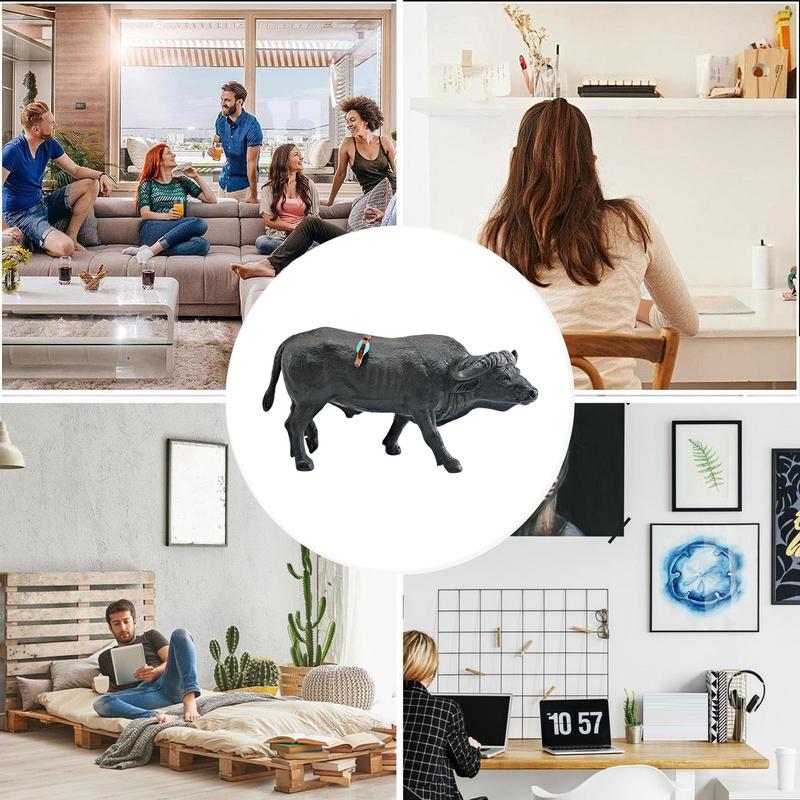 Cattle Farm Toy Bull Statue Fi - Kids Toys Exhibition recension och pris