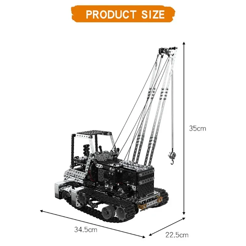 DIY Metal RC Crane Electric Ho - Kids Toys Supplier recension och pris