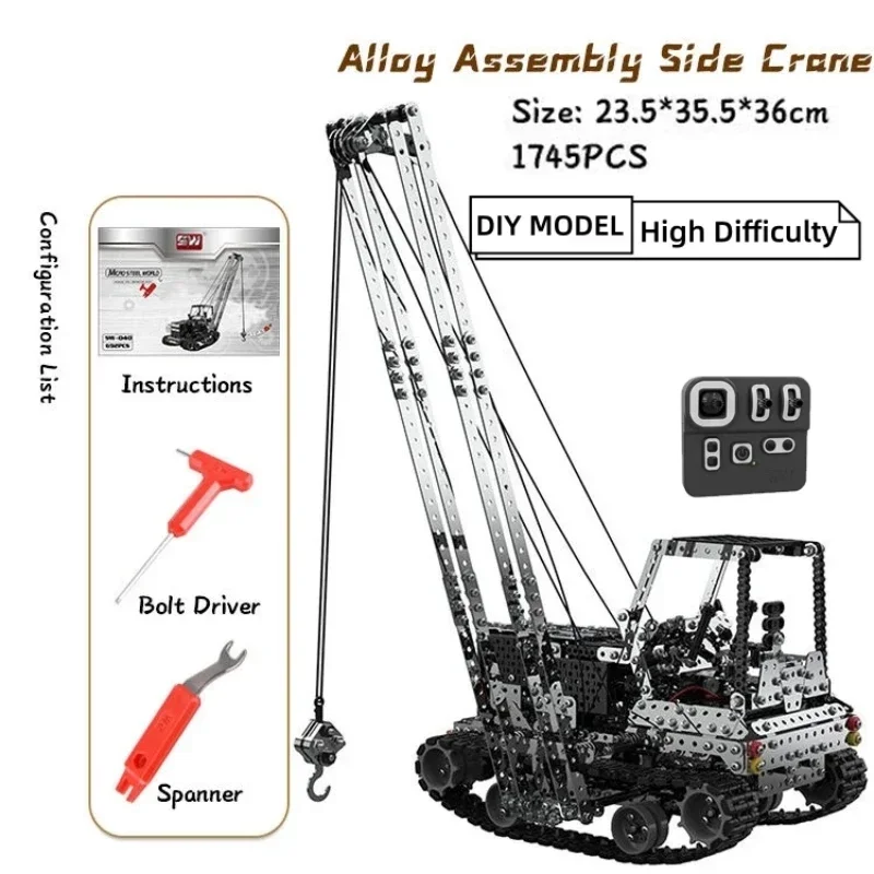 DIY Metal RC Crane Electric Ho - Kids Toys Supplier recension och pris
