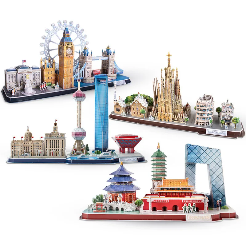 3D Puzzle Game DIY Toy Paper M - Kids Toys Paris recension och pris