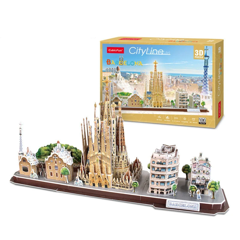 3D Puzzle Game DIY Toy Paper M - Kids Toys Paris recension och pris