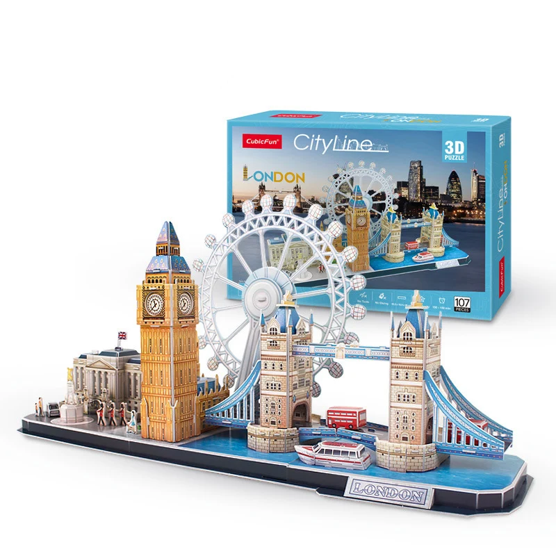 3D Puzzle Game DIY Toy Paper M - Kids Toys Paris recension och pris