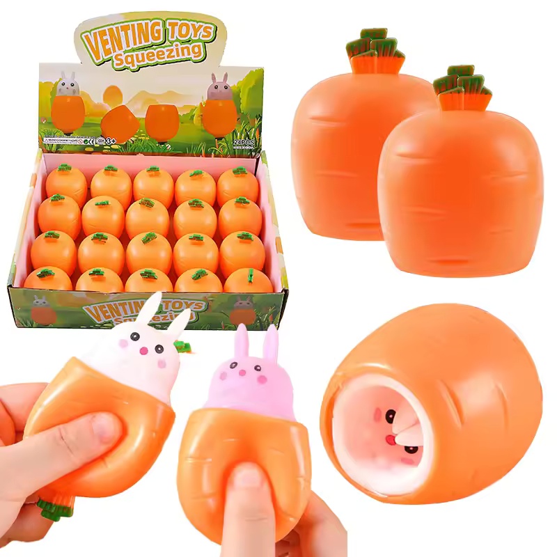 Cute Carrot Rabbit Squeeze Toy - Kids Toys Unique recension och pris