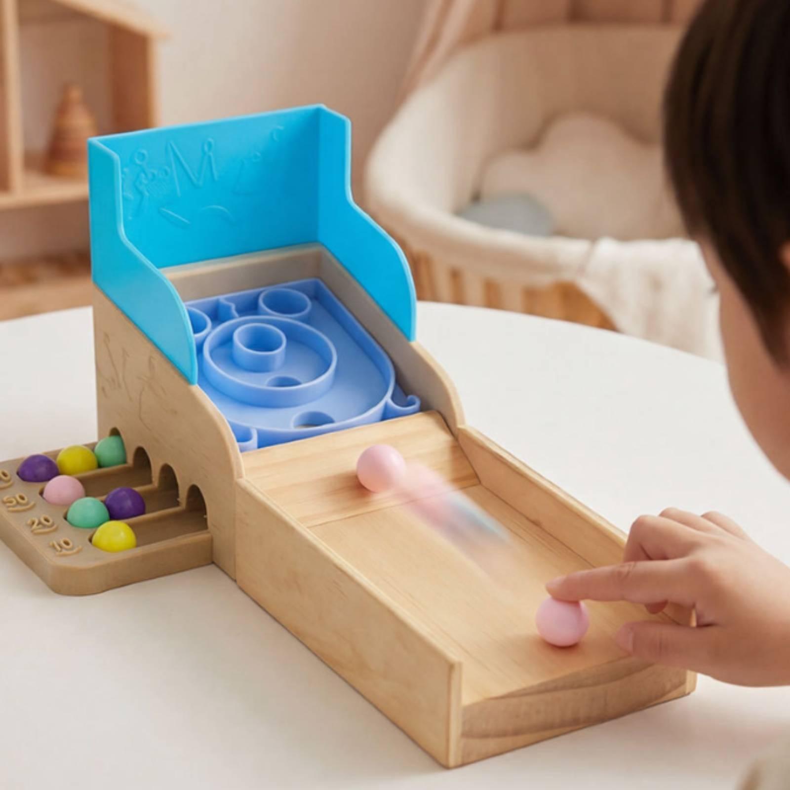 Wooden Marble Toy with Sloped  - Marble Run Set recension och pris