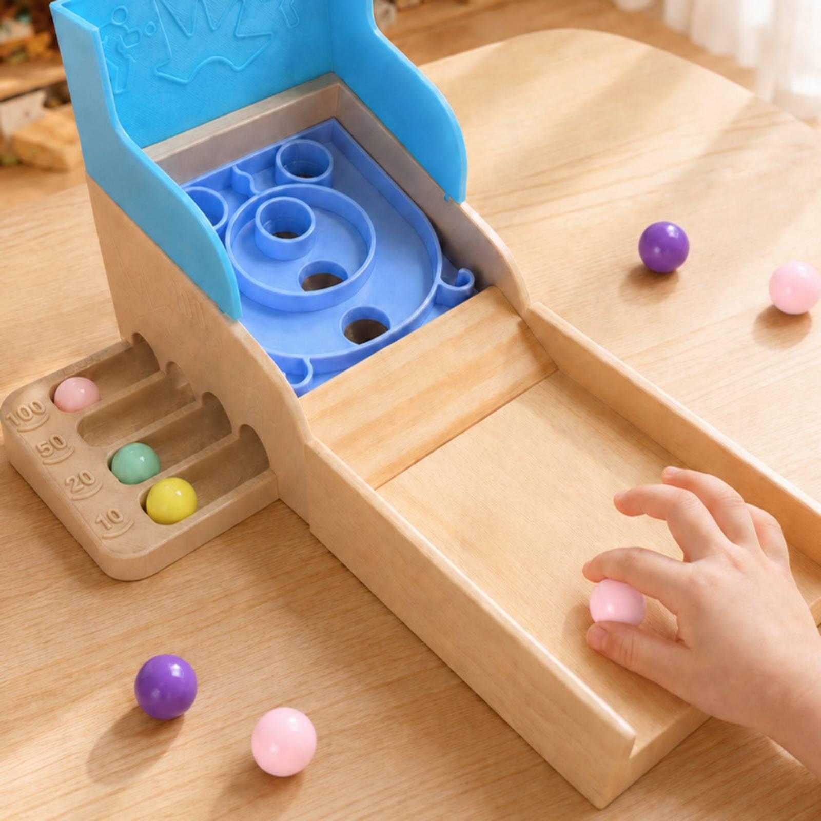 Wooden Marble Toy with Sloped  - Marble Run Set recension och pris