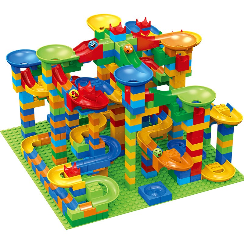 84-504PCS Marble Race Run Bloc - Marble Run Set recension och pris