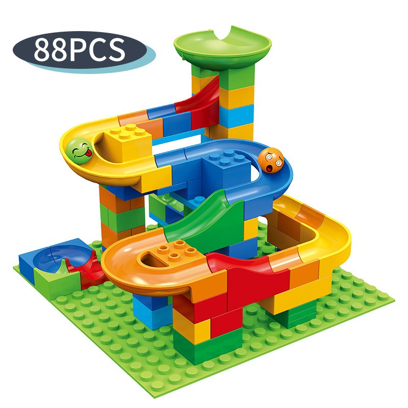 84-504PCS Marble Race Run Bloc - Marble Run Set recension och pris