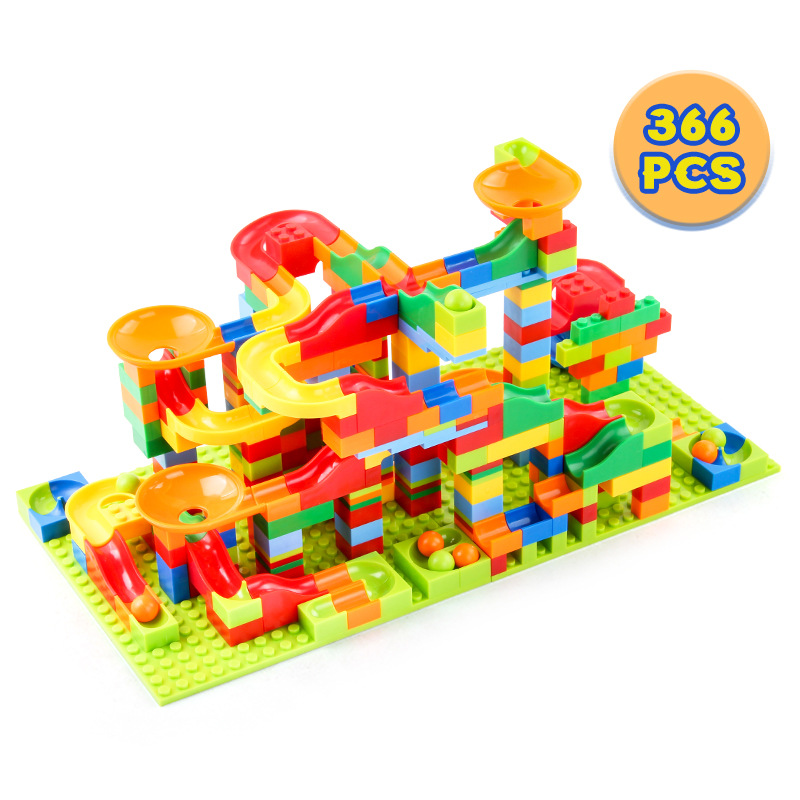 84-504PCS Marble Race Run Bloc - Marble Run Set recension och pris