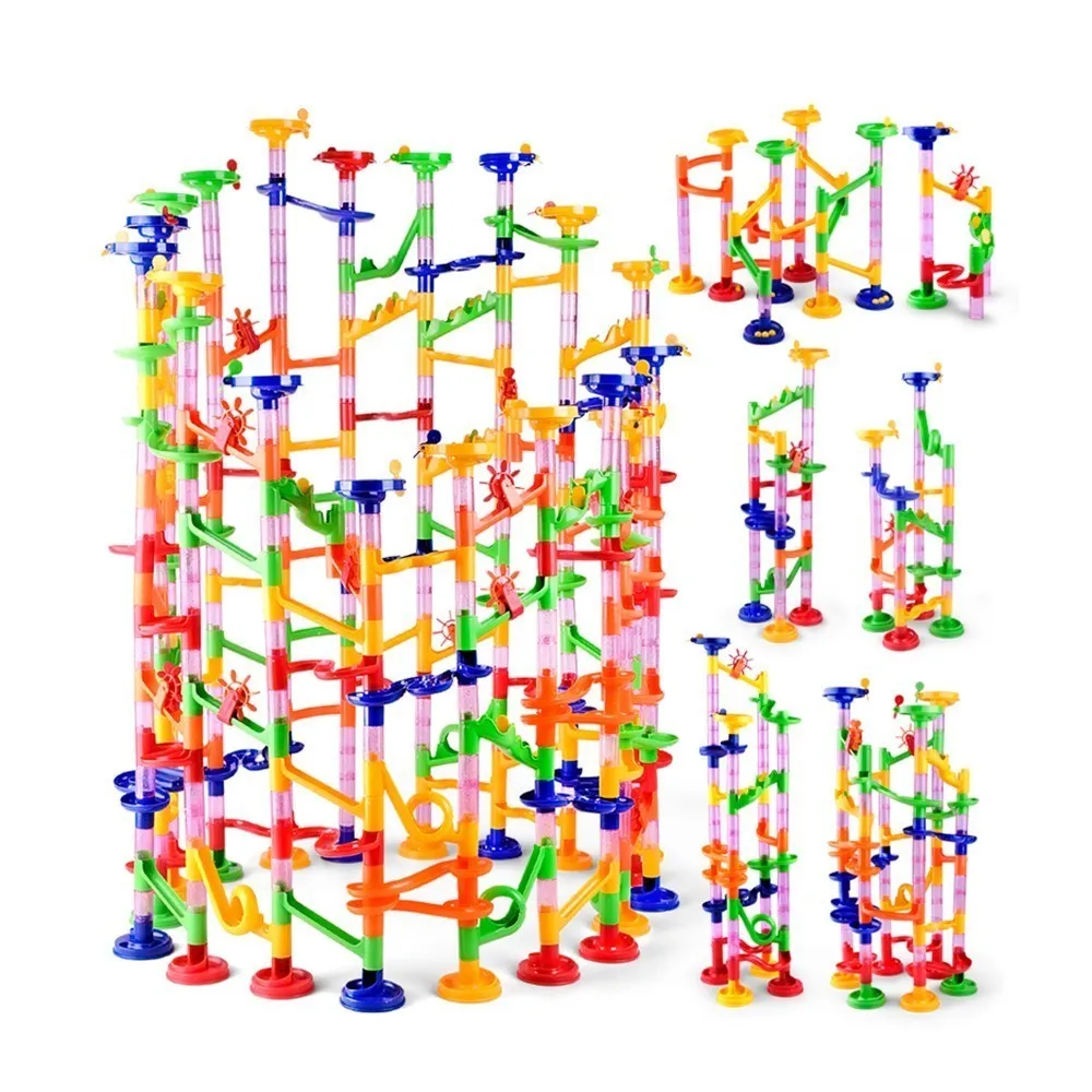 50-142PCS 3D Maze Ball Roll To - Marble Run Set recension och pris