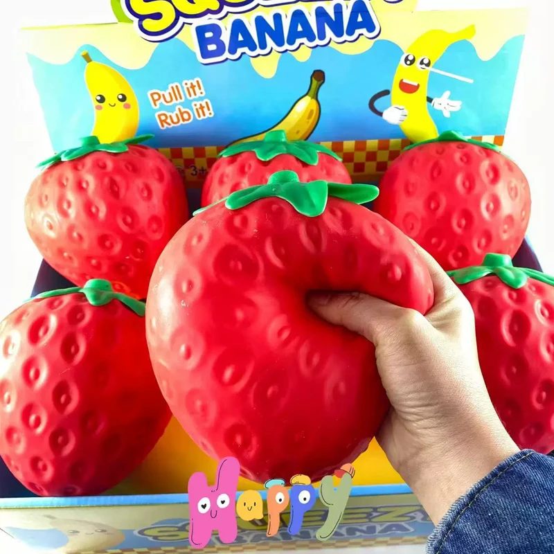 Super Jumbo Strawberry Squishi - Kids Toys Return Gift recension och pris
