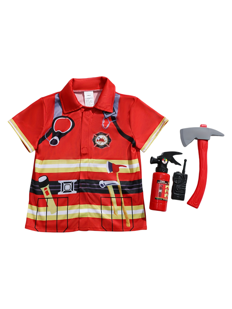 Kids Firefighter Style Shirt w - Kids Toys Return Gift recension och pris