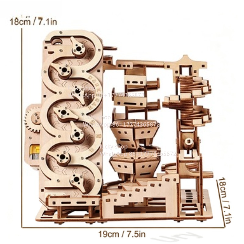 Ury 3D Wooden Puzzle Electric  - Marble Run Set recension och pris