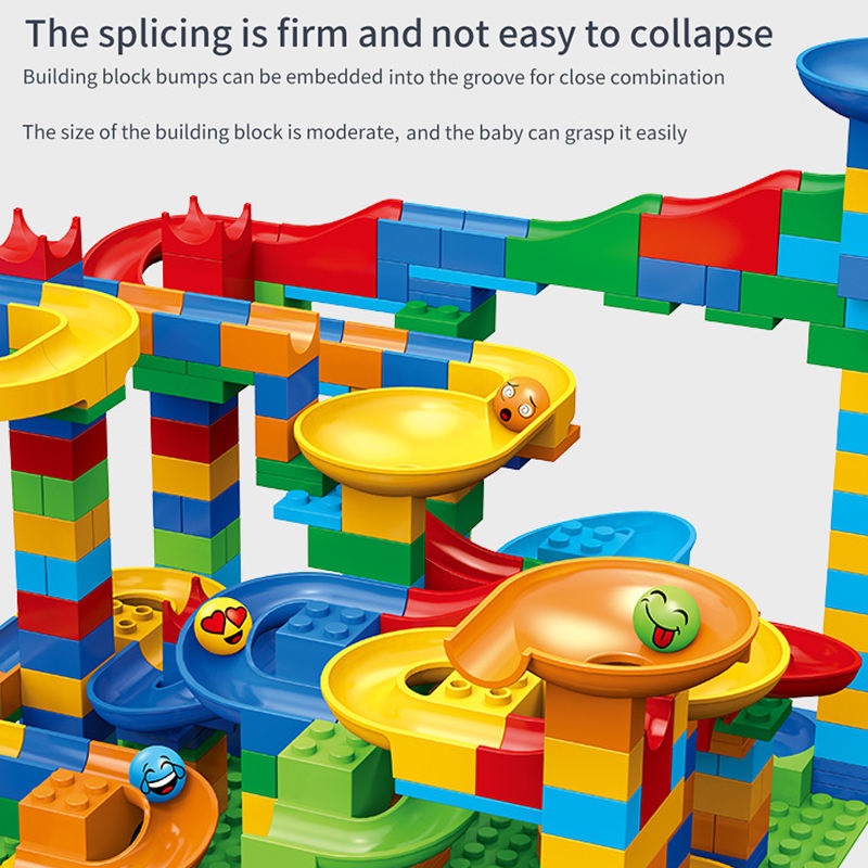 Rail Block Marble Race Run Sli - Marble Run Set recension och pris