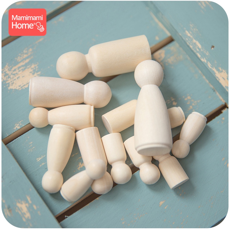 10PCS 55mm Peg Dolls Men And W - Kids Toys Logo recension och pris