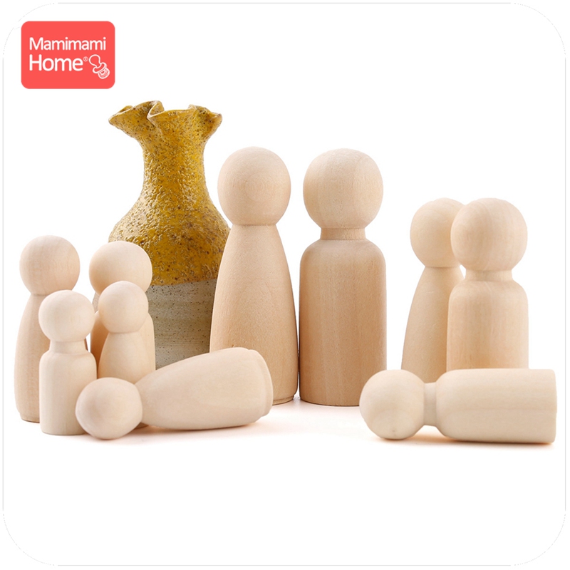10PCS 55mm Peg Dolls Men And W - Kids Toys Logo recension och pris