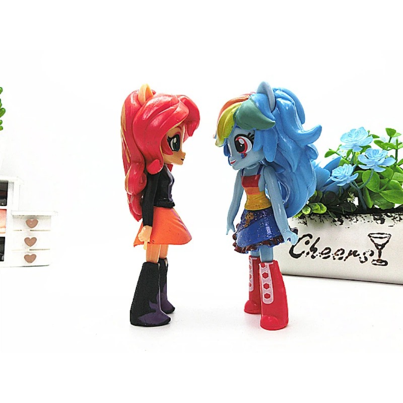 9pcs/set Anime My Little Pony  - Kids Toys Png recension och pris