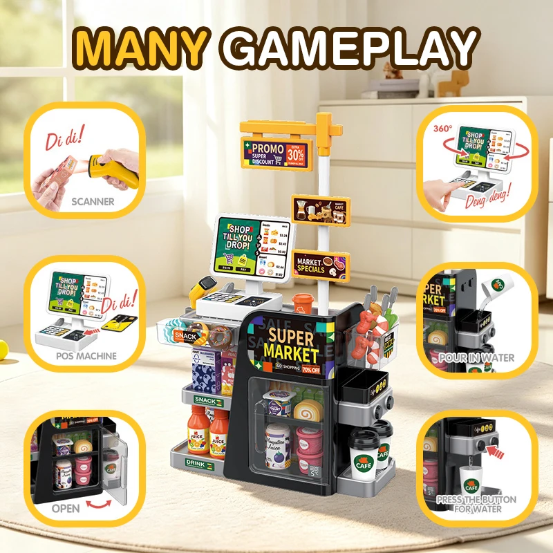 Simulation Mini Scanning Cash  - Toy Cash Register recension och pris