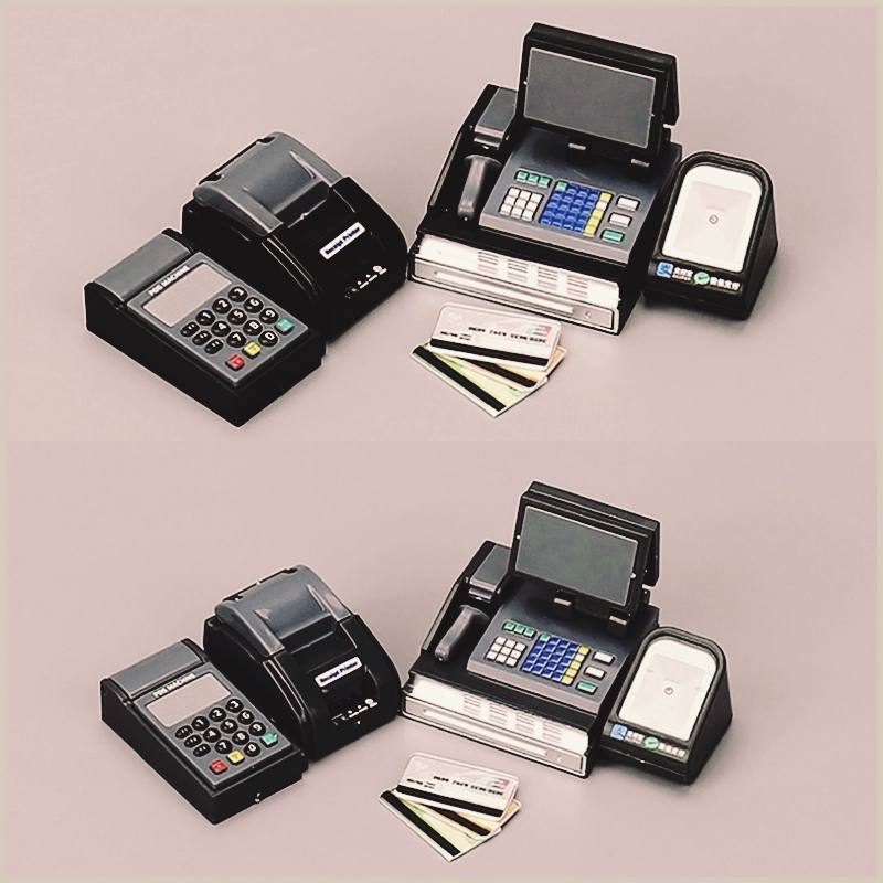 1Set Mini Cash Register Card M - Toy Cash Register recension och pris
