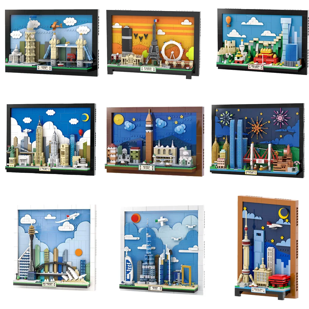 City View Building Blocks Post - Kids Toys Paris recension och pris