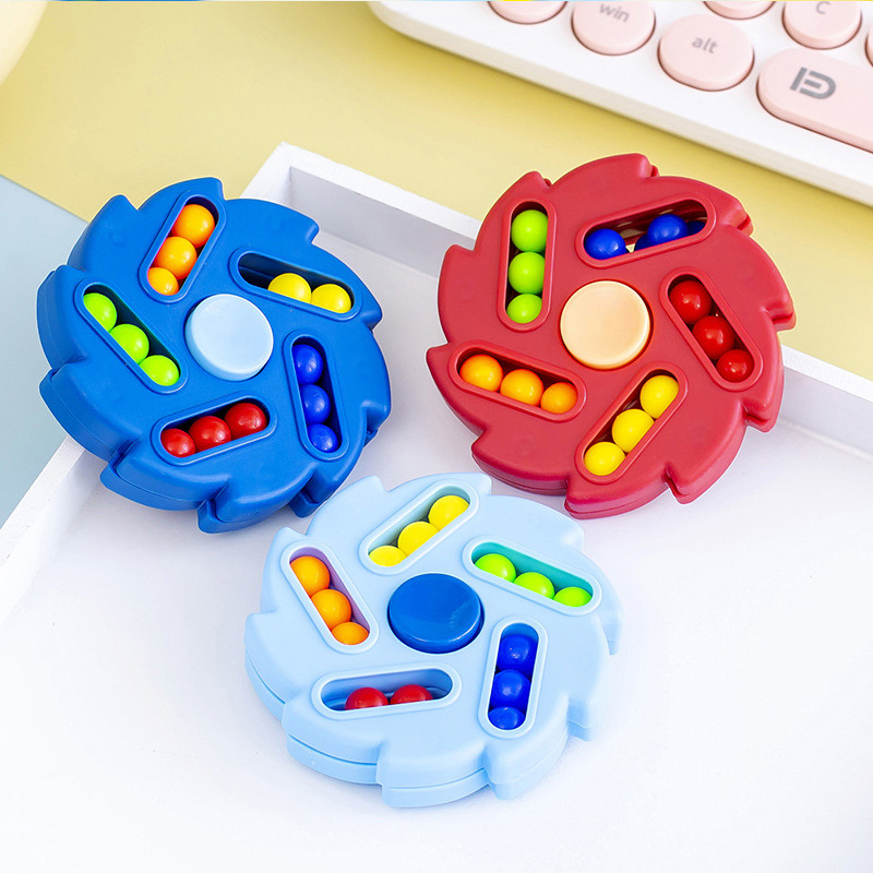 2PCS Magic Rotating Bean Puzzl - Kids Toys Low Price recension och pris