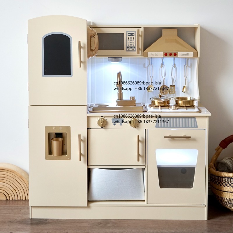 Educational Wooden Pretend Pla - Play Kitchen Set recension och pris