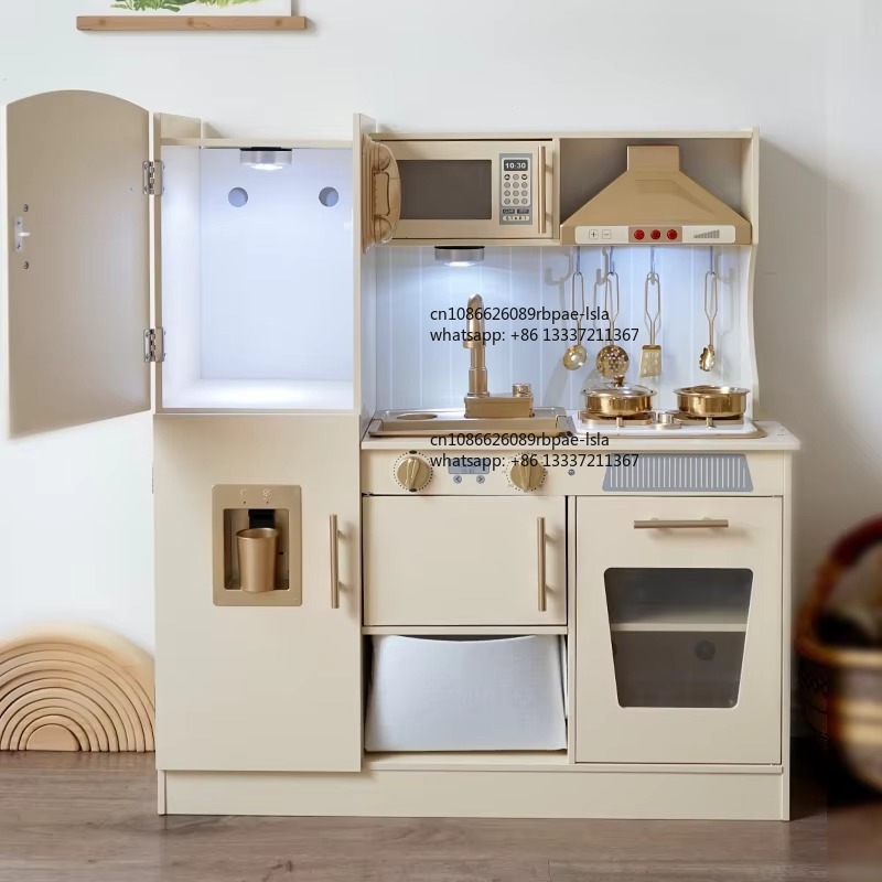 Educational Wooden Pretend Pla - Play Kitchen Set recension och pris