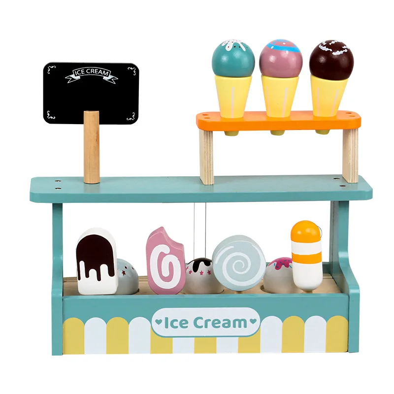 Wooden Play House Kitchen Toys - Play Kitchen Set recension och pris