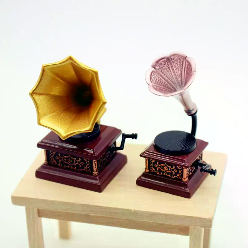 Dollhouse Vintage Phonograph M - Kids Toys House recension och pris