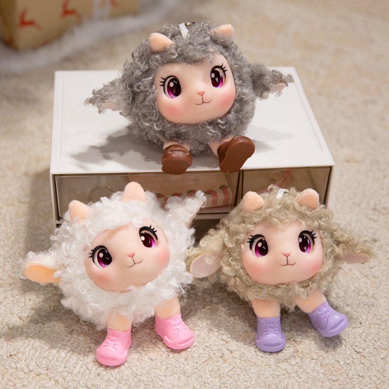 Kawaii Lamb Plush Toy Soft Vin - Kids Toys Animal recension och pris