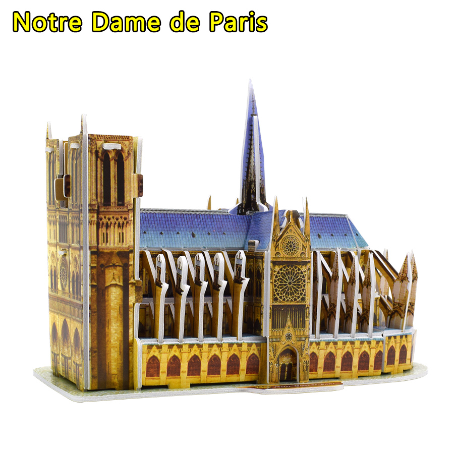 3D Puzzle Notre Dame De Paris  - Kids Toys Paris recension och pris